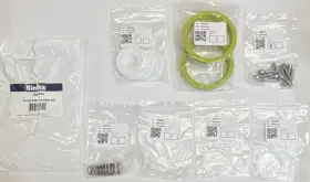 250625 Binks Fluid Piston Seal Kit - Seals Springs Screws White/green/silver