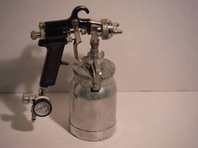 Binks 36-36sd Model 7 Paint Spray Gun And Sharpe 450 Cup - Made In The Usa