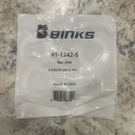 41-1242-5 Binks 41-2456 Genuine V Ring Pack Of 5 Nos In Unopened Factory Packaging