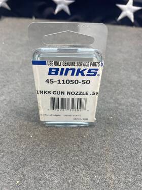 Binks 45-11050-50 Trophy Gun Fluid Nozzle - .5mm Lot402.02.26