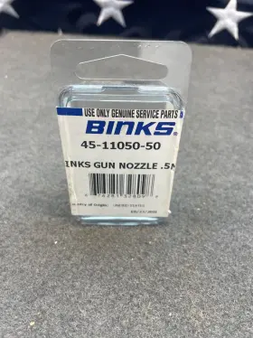 45-11050-50 Binks Trophy Gun Fluid Nozzle - .5mm Lot402.02.26