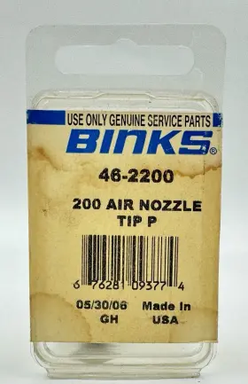 46-2200 Binks New 200 Air Nozzle Tip For 2100 Series Nos - Ships Free