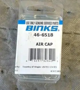 46-6518 Binks 32h Trophy Hvlp Air Nozzle Cap