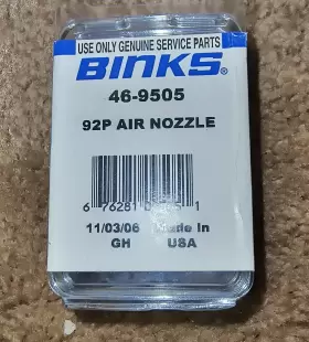 46-9505 Binks 92 P Air Nozzle Brand New