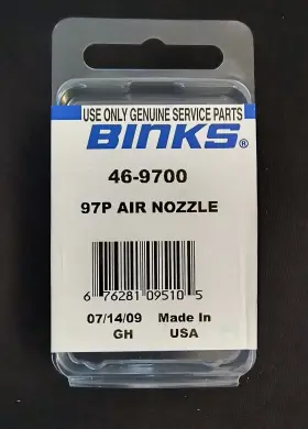 46-9700 Binks 97p Air Nozzle Brand New And Sealed