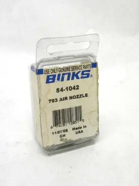54-1042 Binks New In Box - 793 Air Cap Nozzle Hr