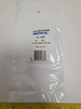 54-4225 Binks Fluid Inlet Kit For Model 95 Spray Gun