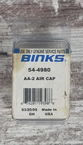 54-4980 Binks Brand New Sealed- Oem Aa-2 Air Cap