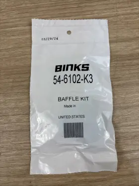54-6102-k3 Binks Trophy Hvlp Automatic Spray Gun Baffle Kit 3 Pack