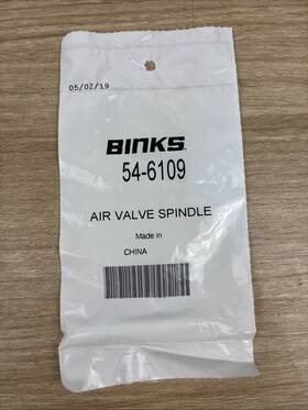 Binks 54-6109 Air Valve Spindle Genuine Oem Cylinder Replacement Unit Set