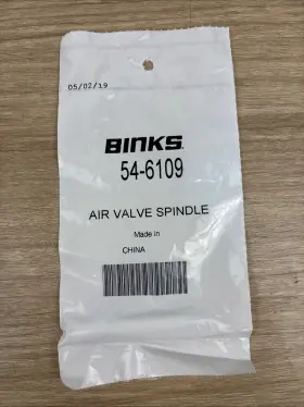 54-6109 Binks Air Valve Spindle Genuine Oem Cylinder Replacement Unit Set