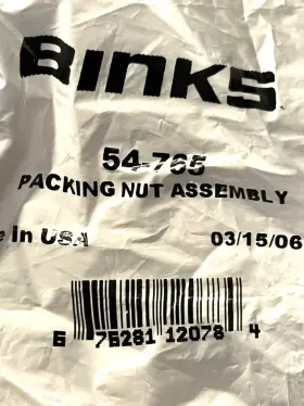 54-765 Binks Lot Of 2 Packing Nut Model 7 Gun Nib