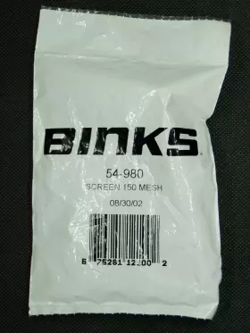 54-980 Binks Strainer Screen 150 Mesh For Spray Gun Filter New