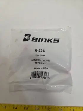 6-236 Binks Airless 1 Guns Repair Kit