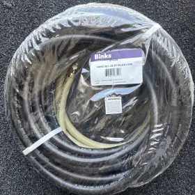 6-438 Binks 25 Ft Genuine Inch Hvlp Ergo-flex Hose 3/8 Black/white Sealed New