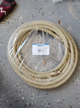 71-31000 Binks Genuine Hvlp Ergoflex 25 Ft Air Hose Assemblies 3/8 Inch 125 Psi 1/4 Npi Fit
