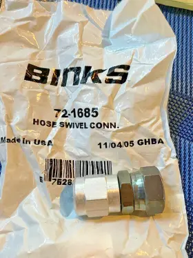 72-1685 Binks Hose Swivel Connection