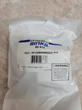 80-619 Binks Sg2 Hp Conversion Kit