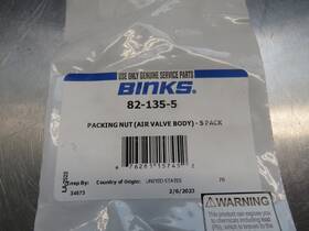 Binks 82-135-5 Packing Nut - 5 Pack