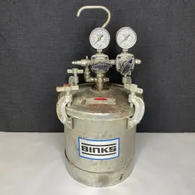 83-5668 Binks 2 Gallon Pressure Pot With Gauges