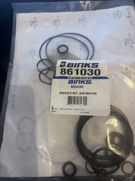 861033 Binks New Air Motor Service Kit Warranty Fast Shipping