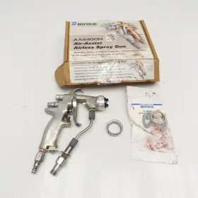 Aa4400m Binks Lvmp Flat Tip Air Assisted Airless Spray Gun 4400 Psi