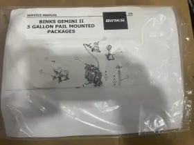 Bin-98-3205 Binks Gemini Ii 98-3205 5 Gallon Pail Mount Pump