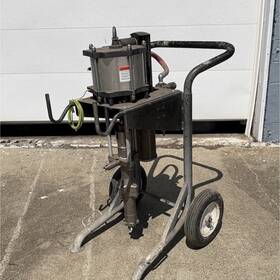 Binks Mx22060pu-cak Ax260l-8 Airless Paint Sprayer Gray Cart Frame Air Powered