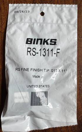 Binks Rs-1311-f Rs Series Air Assist Airless Tip