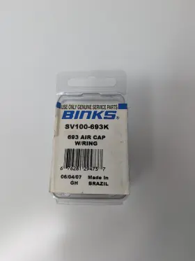 Sv100-693k Binks 693 Hvlp Flg Air Cap With Ring