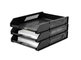 B0941 Botron - Conductive Three Level Letter Tray