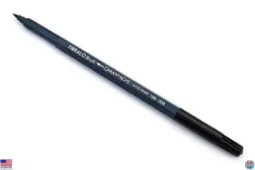 186.009 Brand Caran Dache Dftache Fibralo Brush Pen Set Of 6 Fine Fibre Tip Black Ink Art Supplies