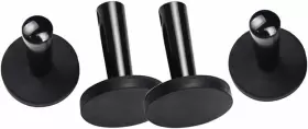 E013 Brand Gebildet Vehicle Car Wrap Gripper Magnets Holder Sign Making Graphic 4pcs Black-4pcs