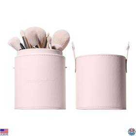 Brand Generic B0c9ygk2ny 24 Piece Cosmetic Brush Set With Matching Travel Case Soft Bristles Makeup