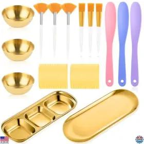 B0fgxp54zn Brand Veerlogix 38-piece Professional Esthetician Facial Supplies Set Bowls Trays Brushes