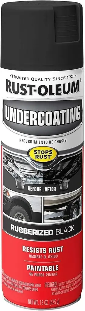 Branded 445035057095 Black Truck Bed Liner Trailer Coating Spray Protection Automotive Paint 15oz