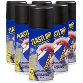 Branded 744110385960 Rubberized Matte Black Spray 11oz