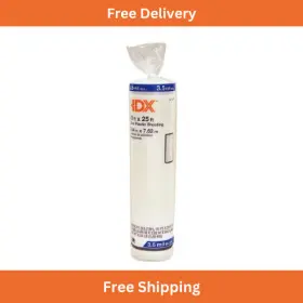 Rshd3510-25c Branded Hdx 10 Ft. X 25 Clear 3.5 Mil Plastic Sheeting