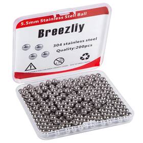 Breezliy 762027766238 200 Pcs Paint Mixing Balls 200pcs 5.5mm Stainless Steel Ball