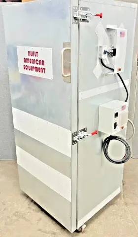 Snbe-1500 Built American Equipment Curing Oven - Roughly 3ft X 7ft Powder Coating Cerakote Usa