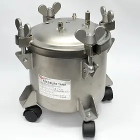 51-801 C.a.technologies Stainless 304 Pressure Vessel 2.5-gallons Pot Tank 80psi