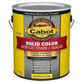 140.0001844.007 Cabot Solid Staindriftwood Graylow Lustre 1gal