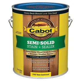 140.0017417.007 Cabot New Redwood Semi-solid Flat 1 Gal