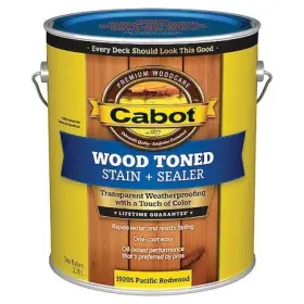 140.0019205.007 Cabot Stain Pacific Redwood Toned Flat 1 Gal