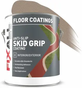 F06510-1 California Paints Fixall Skid Grip Anti-slip Coating 1 Gallon 128 Fl Oz Pack Of Camel