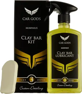 God031 Car Gods Clay Bar And Lubricant Spray - Complete Detailing Kit 17fl Oz