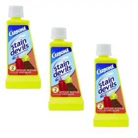 B07vnnjbgj Carbona Stain Devils #2 Ketchup Mustard Chocolate Laundry Remover 3-pack