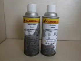 A-2001-bk59 Cardinal 2 Lacquer Aerosol Touch Up Black 12 Oz. Each