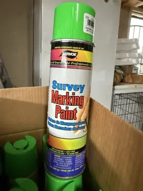Case 088193002247 Full Aerovoe Stripe Inverted Ground Marking Paint Flo Green 12 17oz