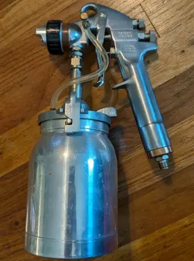 5726 Central Pneumatic Vintage International Usa Hvlp Paint Spray Gun